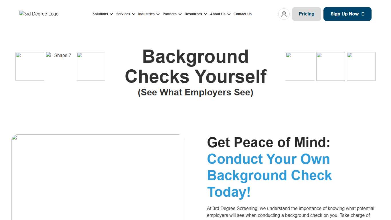 Comprehensive Background Checks with Social Security Number | 3rd Degree Screening Inc.